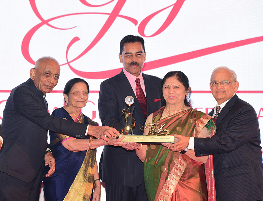 Manu Shah Receiving Awards